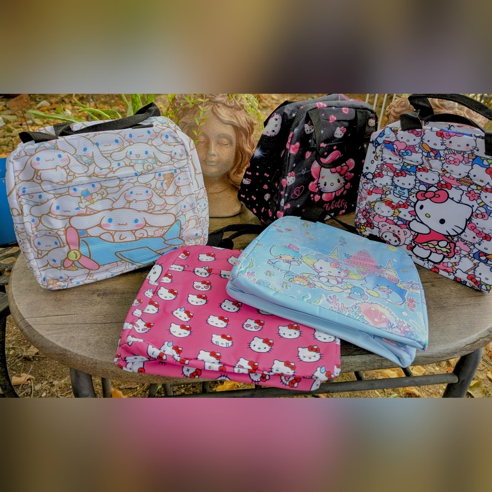 NWoT 🍽️🥪 SANRIO 🥪🍽️ Thermal LunchTotes🌯🍱each separate🧁sweet gift! $16 R